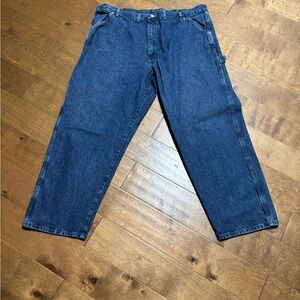 Wrangler Relaxed Blue Denim Jeans Timeless Comfort 44x30